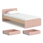 Boori Neat Single Bed with 2 Drawers - Cherry, Almond - 0