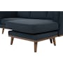 Carter L-Shaped Sofa - Cocoa, Navy (Fabric) - 16