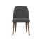Allison Dining Table 1.5m in Black, Cocoa with 4 Miranda Chairs in Onyx Grey and Gray Owl - 6