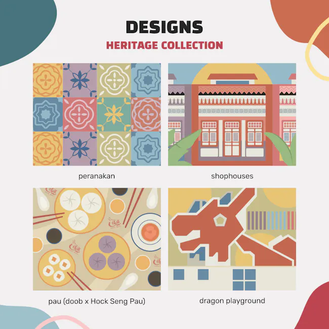Doob Plopsta' Heritage Collection - Dragon Playground - 10 - peranakan, shophouses, pau (doob x Hock Seng Pau), dragon