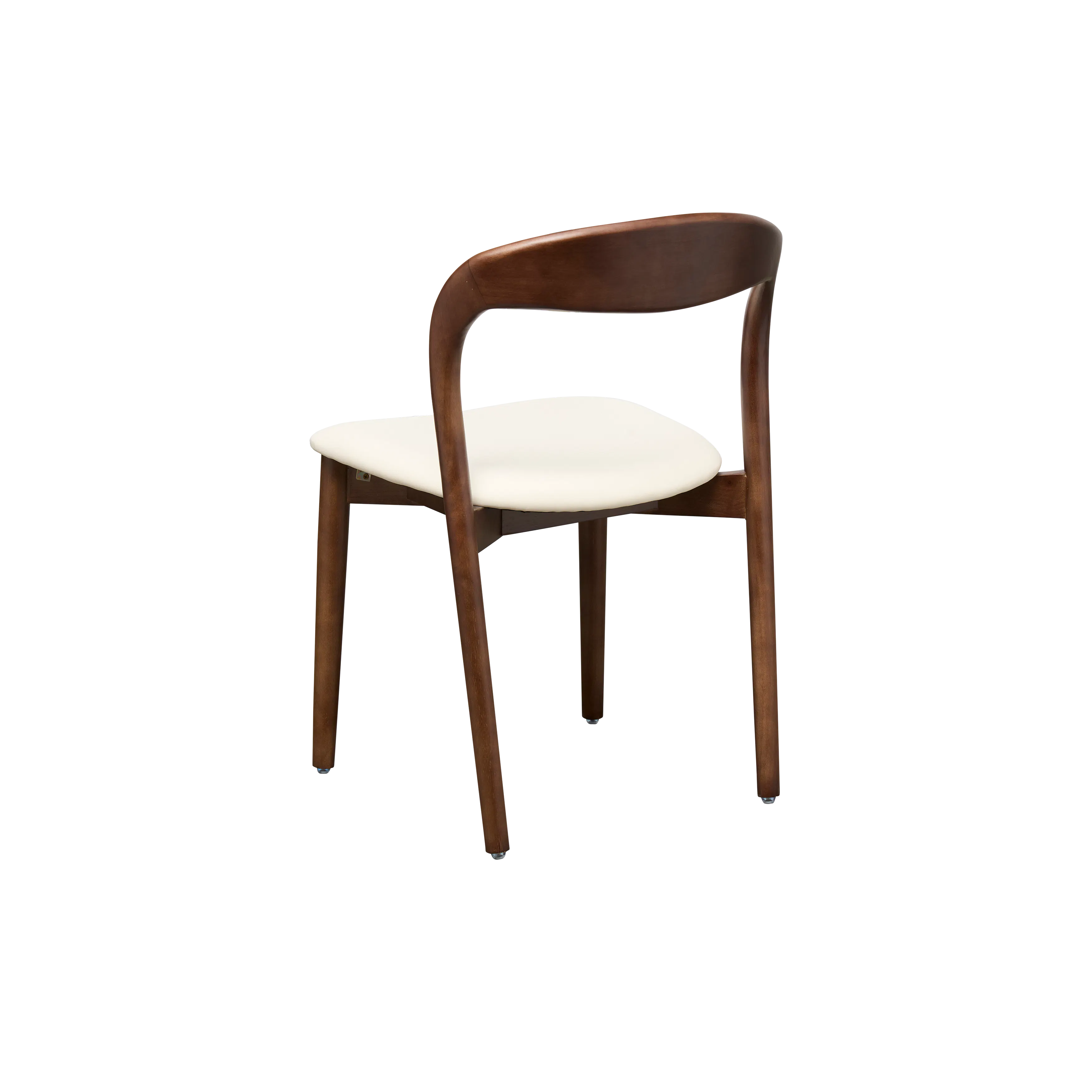 (As-is) Camry Dining Chair - Walnut, Ivory (Pet Friendly) - 13