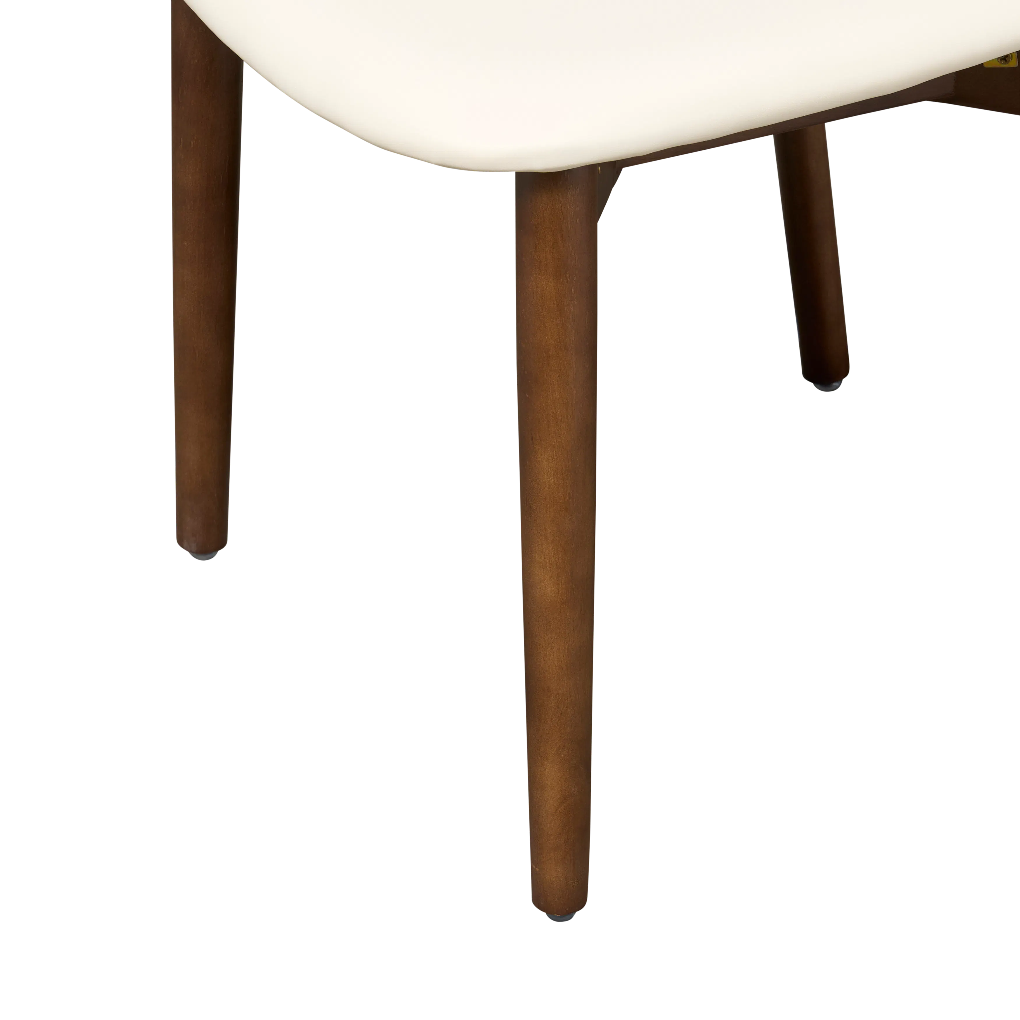 (As-is) Camry Dining Chair - Walnut, Ivory (Pet Friendly) - 17