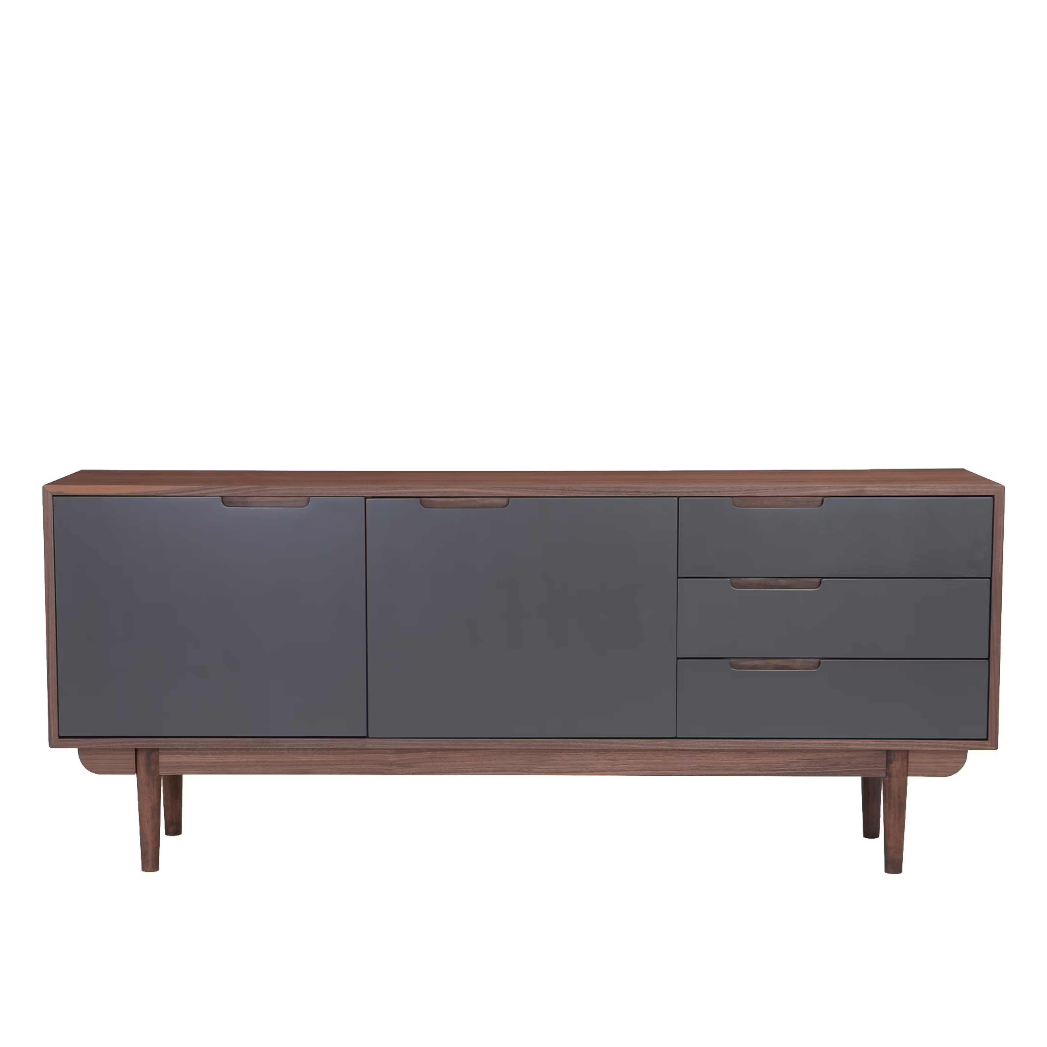 Larisa Sideboard 1.8m - Walnut, Grey
