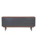 Larisa Sideboard 1.8m - Walnut, Grey