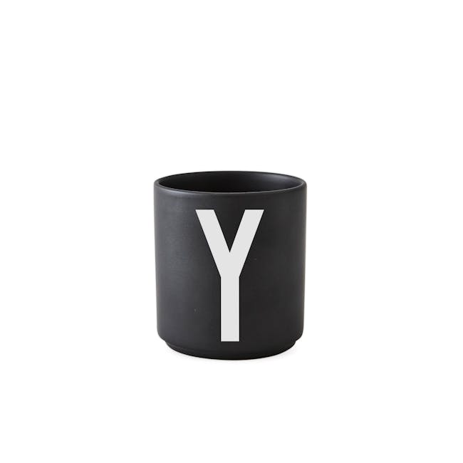 Personal Porcelain Cup (U-Z) - Black - 5