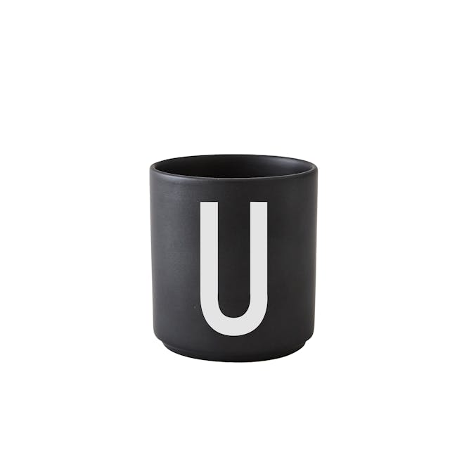 Personal Porcelain Cup (U-Z) - Black - 0