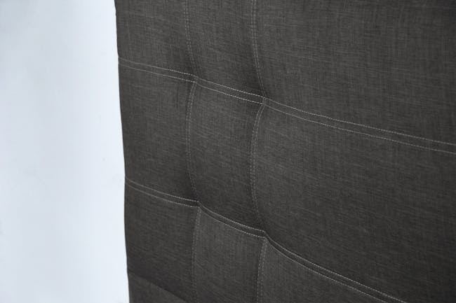 ESSENTIALS Single Headboard Storage Bed - Denim (Fabric) - 6
