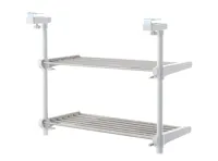 HEIAN 2-Tier Adjustable Kitchen Hanging Shelf