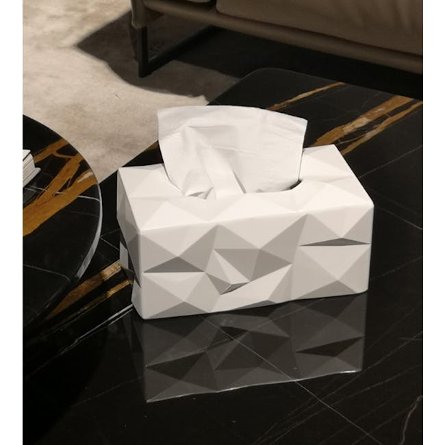 Otis Tissue Box - White - 1