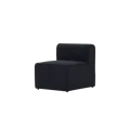 Mobo Modular Sofa Armless Unit - Black