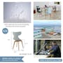 Lagoon Whale Dining Chair - White - 4