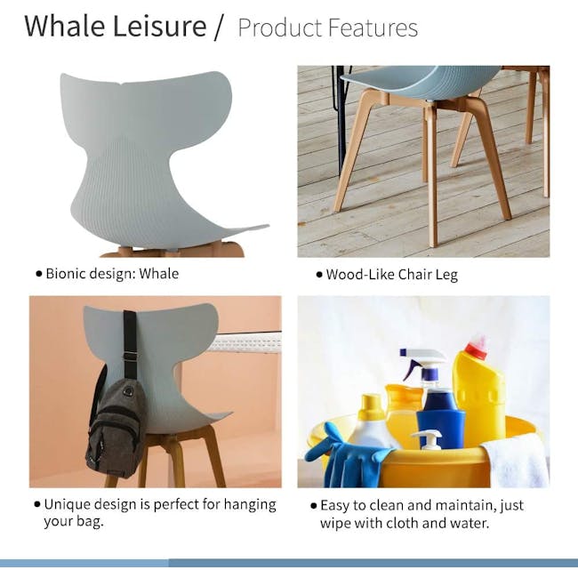 Lagoon Whale Dining Chair - White - 3