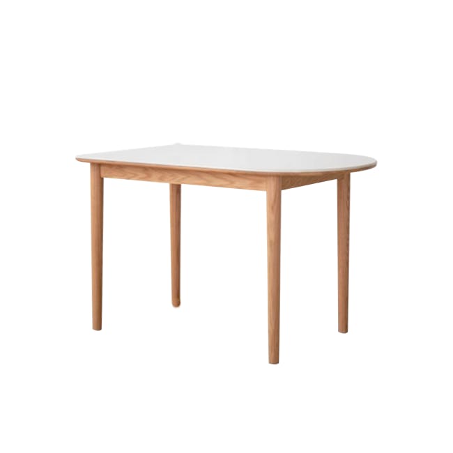 Fayth Semi-Circular Dining Table 1.2m (Sintered Stone) - 1