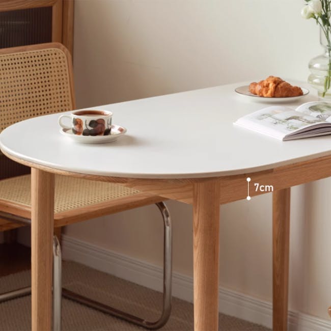 Fayth Semi-Circular Dining Table 1.2m (Sintered Stone) - 8