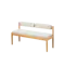 Niel Bench 1.05m - Oak, Gravel White