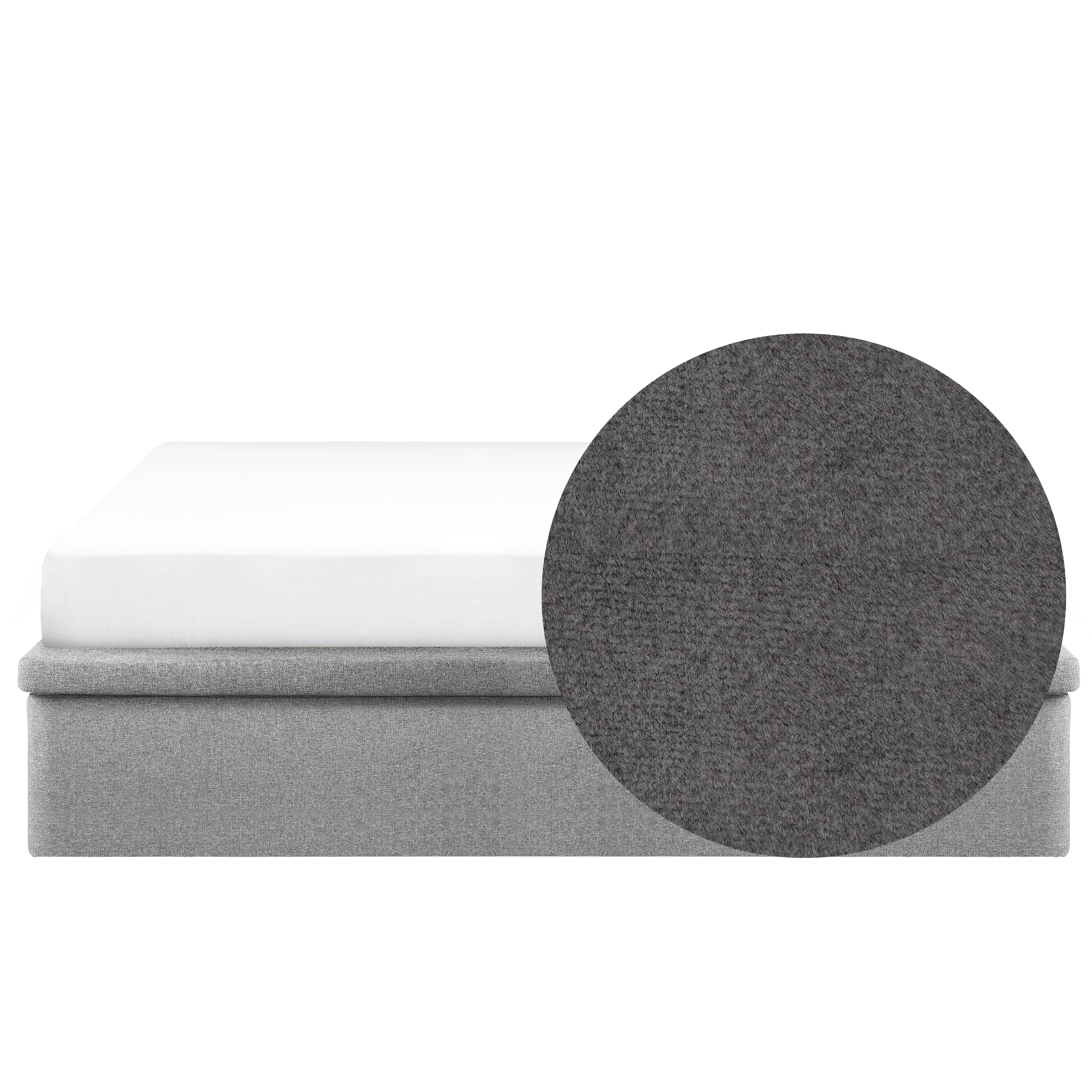 ESSENTIALS King Storage Bed - Shadow Grey (Pet Friendly)