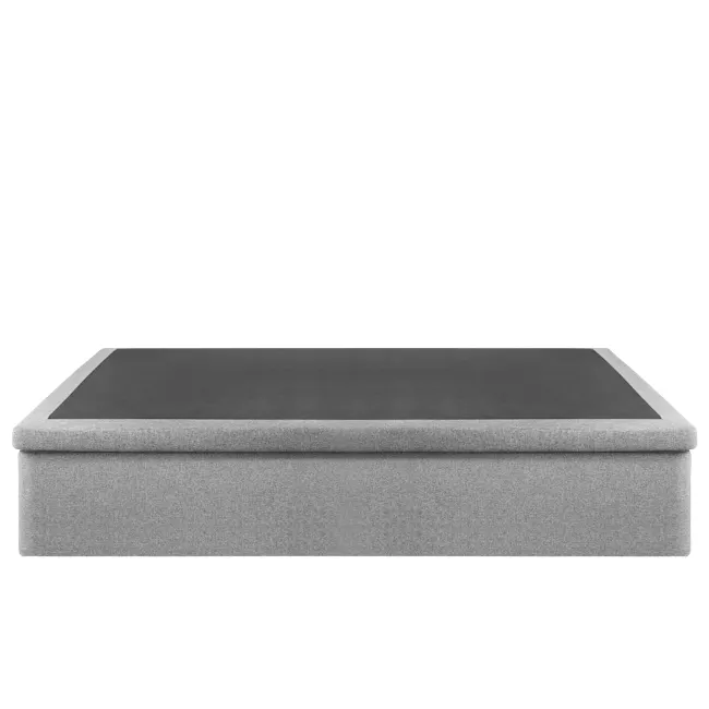 Vera King Storage Bed - Shadow Grey (Pet Friendly) - 2 - Modern minimalist sofa, sleek design, gray fabric upholstery