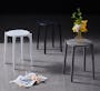 Olly Monochrome Stackable Stool - Slate - 3