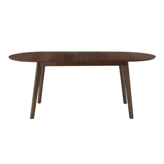 (As-is) Werner Oval Extendable Dining Table 1.5m-2m - Walnut - 10 - 10