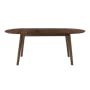 (As-is) Werner Oval Extendable Dining Table 1.5m-2m - Walnut - 10 - 10