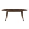 Werner Oval Extendable Dining Table 1.5m-2m - Walnut - 2