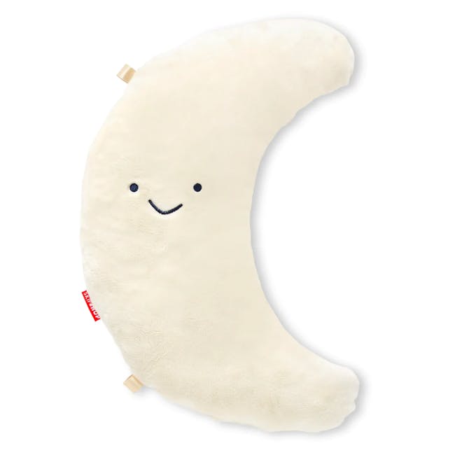 Skip Hop Activity Gym - Celestial Dreams - 4 - Soft, cream-colored, smiling face, plush banana, cartoonish design, fluffy