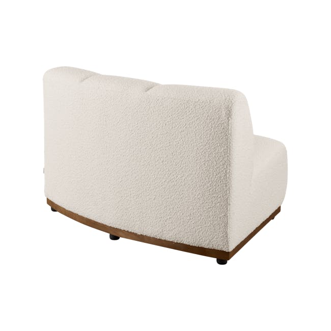 Cosmo Corner Sofa Unit - White Boucle (Spill Resistant) - 4