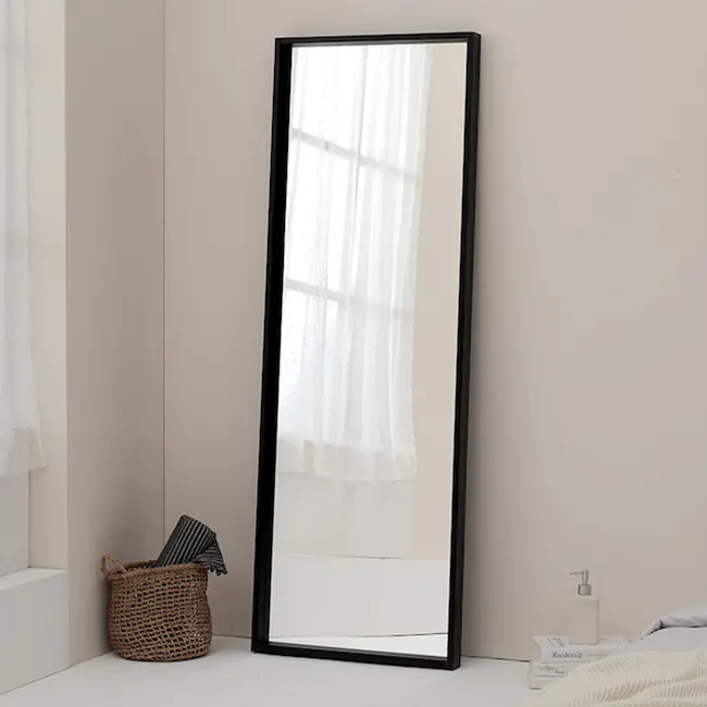 Willie Floor Standing Mirror - Black (2 Sizes) - 3