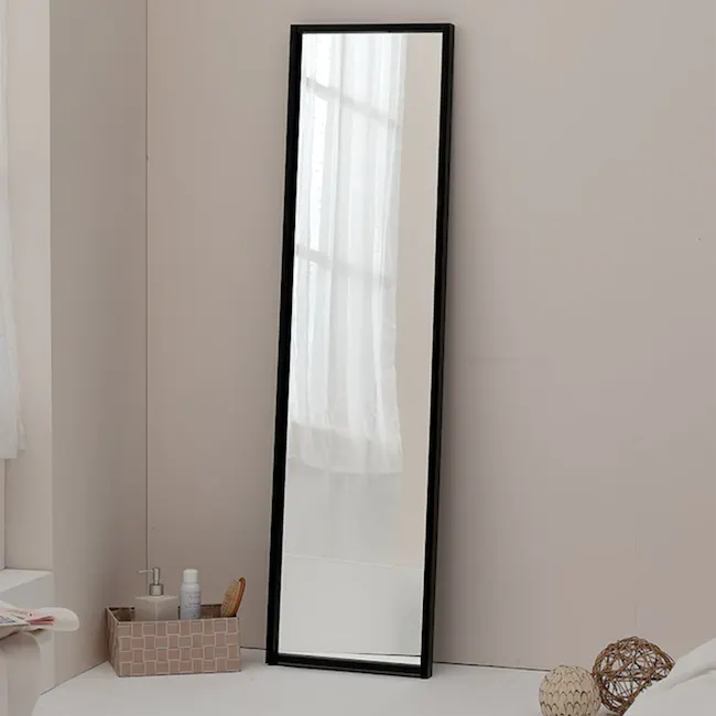 Willie Floor Standing Mirror - Black (2 Sizes) - 4