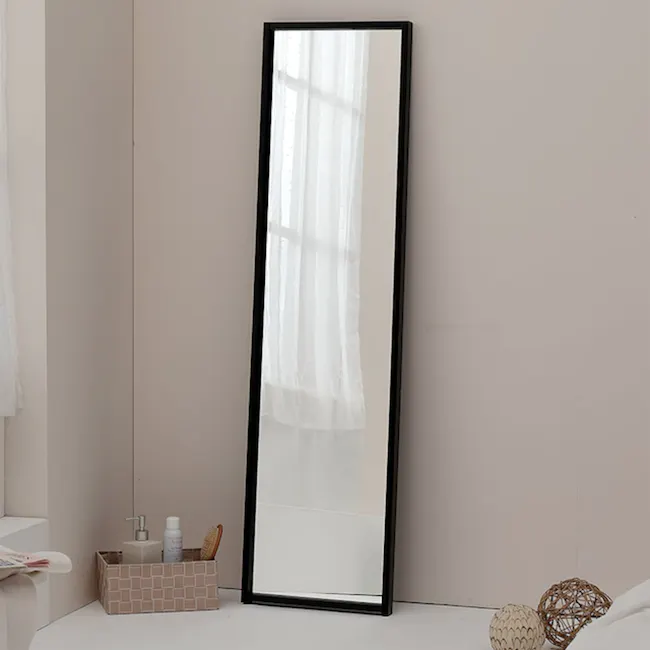 Willie Floor Standing Mirror - Black (2 Sizes) - 4