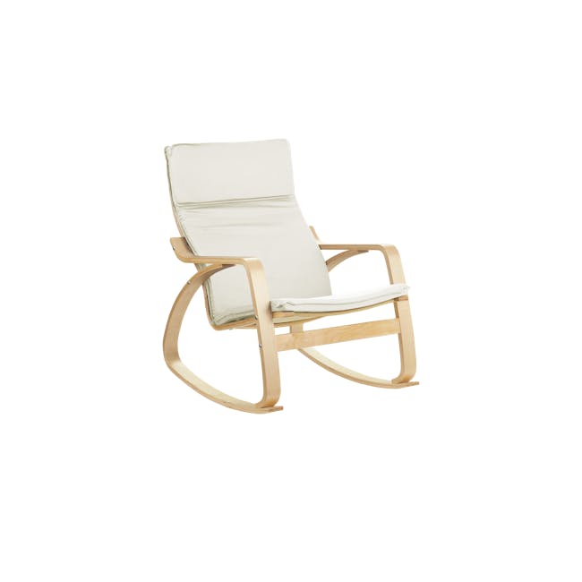 Mizuki Rocking Chair - Cotton Beige - 0