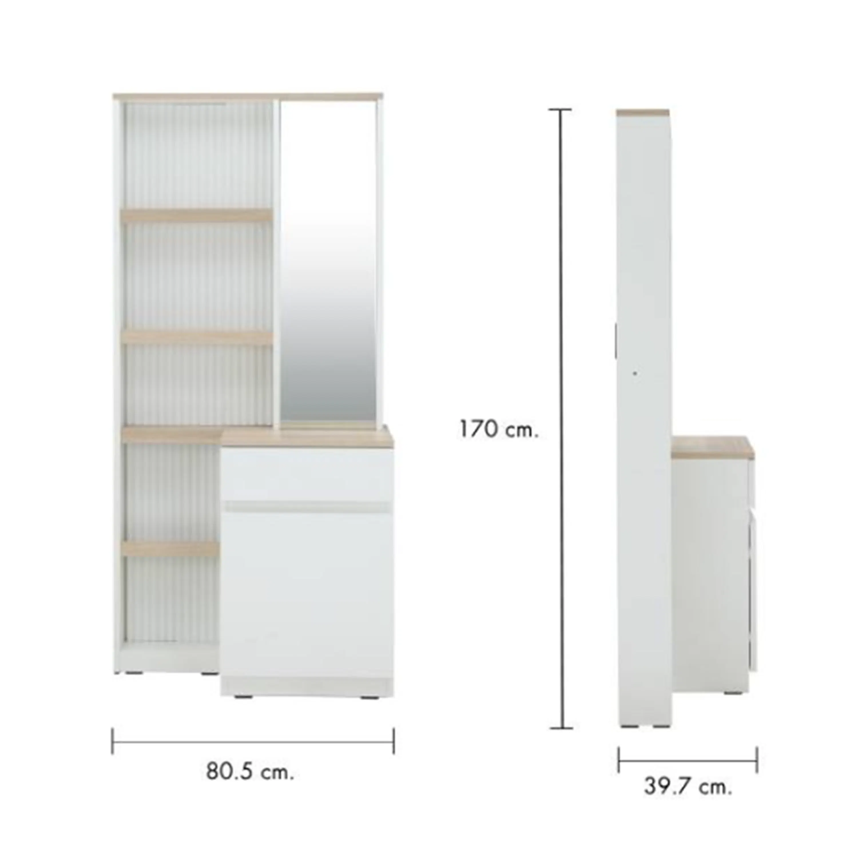 (As-is) Madeline Dressing Table - 22