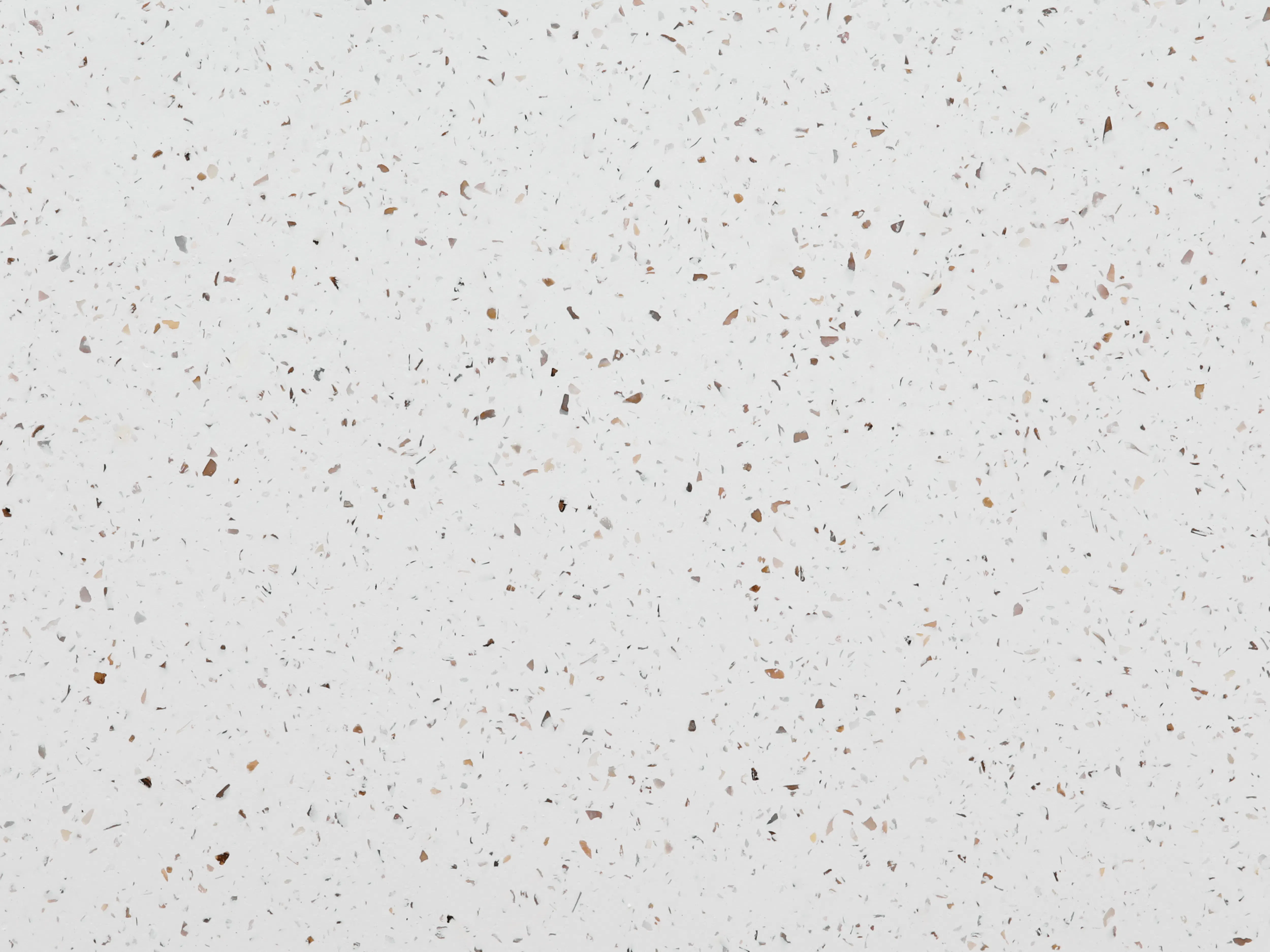 Ryland Terrazzo Coffee Table 1.2m - 11 - White speckled background, abstract pattern, scattered small shapes, multicolored