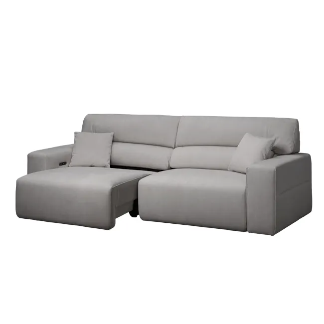Forte 4 Seater Power Sliding Extension Sofa - Night Sky (Scratch Resistant) - Zero Wall - 1