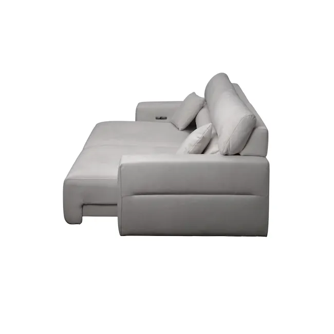 Forte 4 Seater Power Sliding Extension Sofa - Night Sky (Scratch Resistant) - Zero Wall - 6