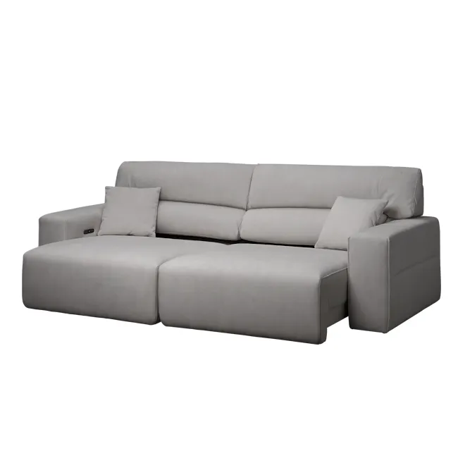 Forte 4 Seater Power Sliding Extension Sofa - Night Sky (Scratch Resistant) - Zero Wall - 14