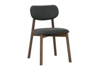 Lavon Dining Chair - Cocoa, Dark Grey
