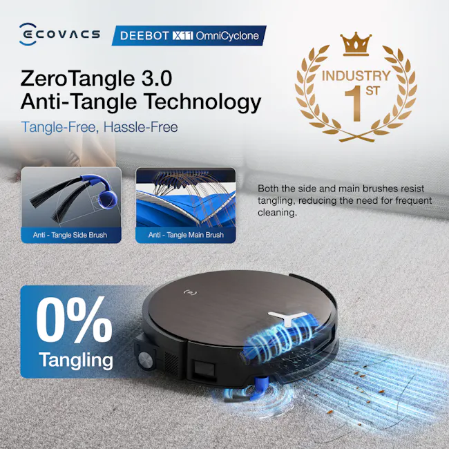Ecovacs Deebot X11 Omni Cyclone Robot Vacuum - 14