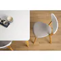 Charmant Dining Table 1.1m - Natural, White - 7
