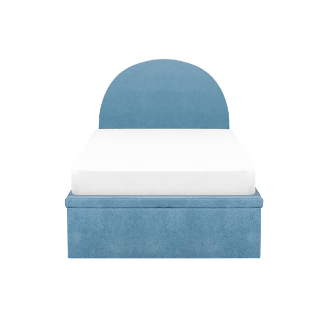 Aspen Single Storage Bed - Blue - 0