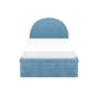 Aspen Single Storage Bed - Blue - 0