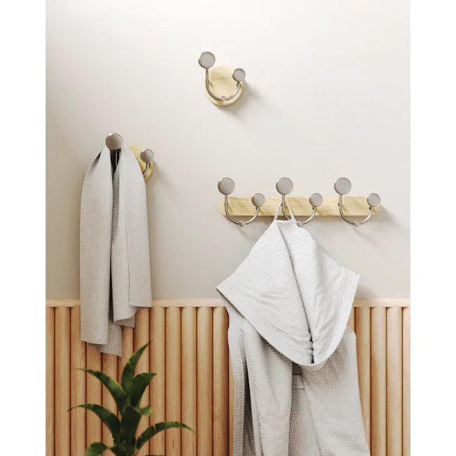 Melody Single Hook - Natural, Nickel - 6
