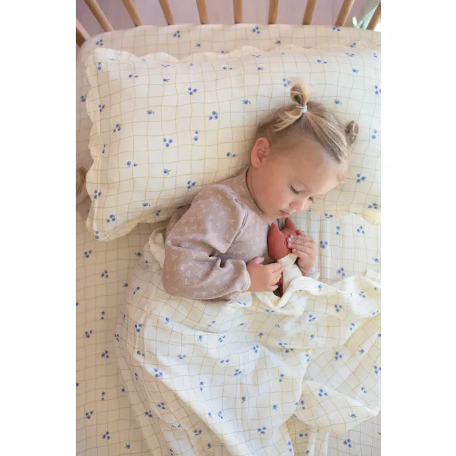 Soft Spot Soft Crib Sheet - Blueberries - 3