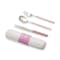 Table Matters Tango 3pc Portable Cutlery Set - Pink