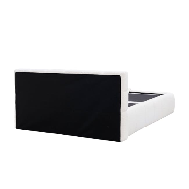 Aubrielle Storage Queen Bed - White Boucle - 13