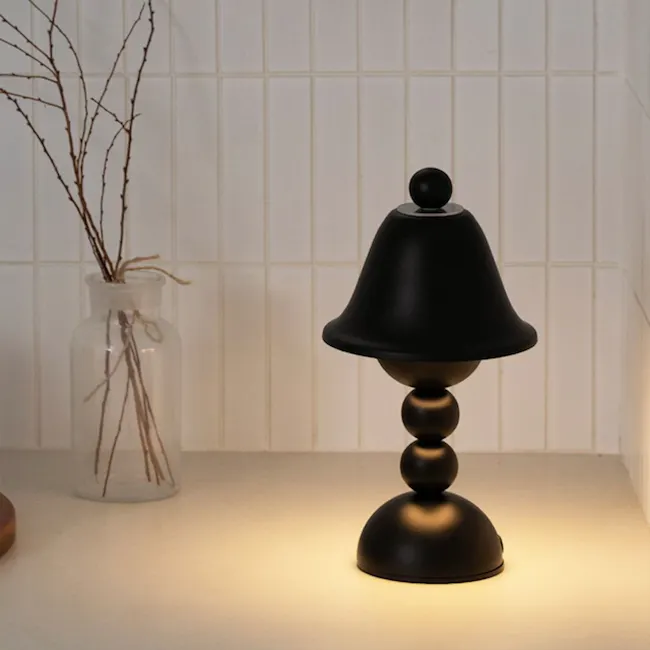 Pica LED Table Lamp - Jet Black - 5