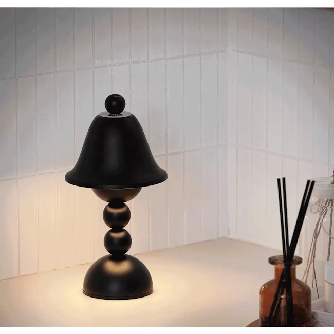 Pica LED Table Lamp - Jet Black - 4