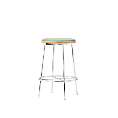 Miller Counter Stool - Oak, Spring Green