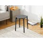 Olly Monochrome Stackable Stool - Black - 1