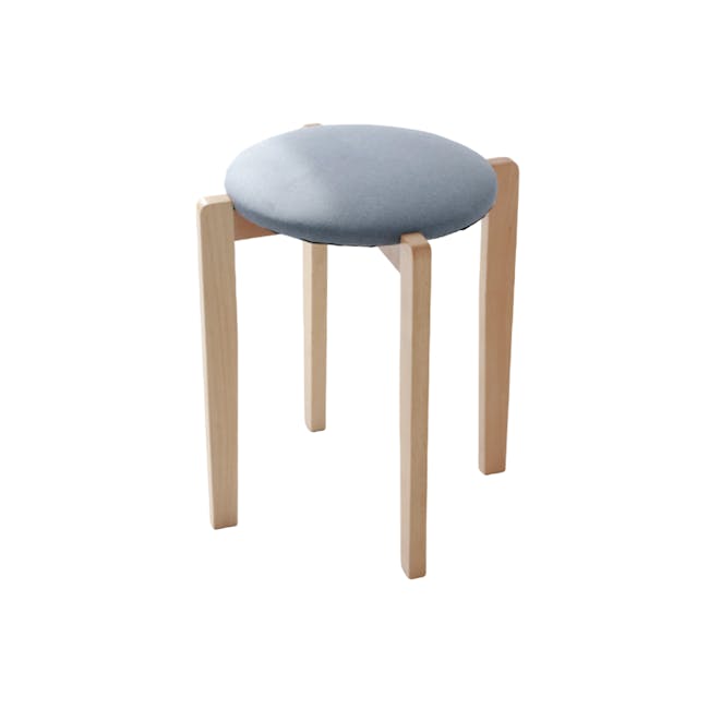 Annzy Stackable Stool - Blue - 0